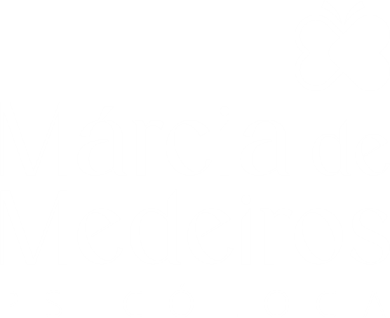 Logotipo branco Márcia de Medeiros Psicóloga